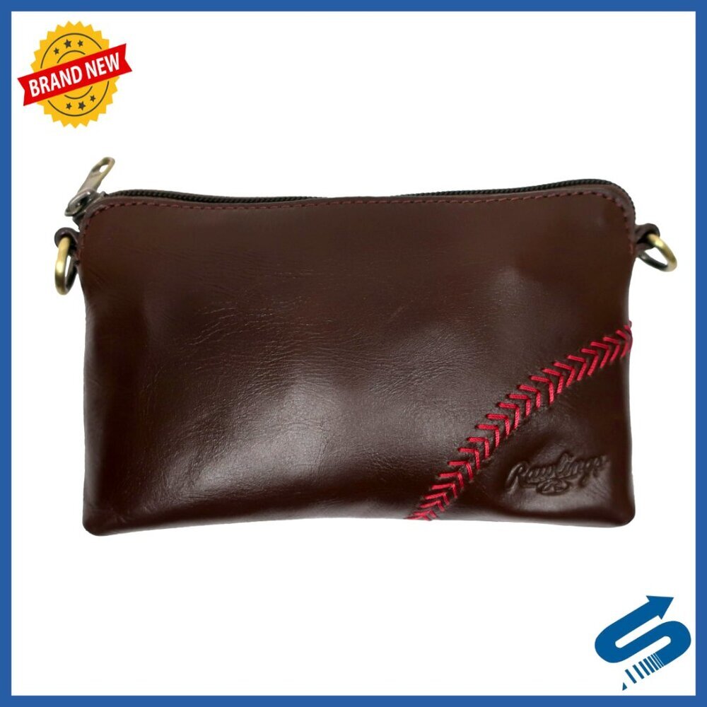 Genuine Leather Crossbody Bag with Top Zip Pocket, Medium Size